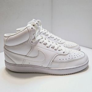 Nike Court Vision Mid Triple White Men's Shoes/Sneakers DC5466-100 Size 10